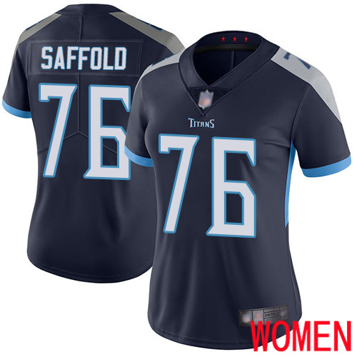 Tennessee Titans Limited Navy Blue Women Rodger Saffold Home Jersey NFL Football #76 Vapor Untouchable->youth nfl jersey->Youth Jersey